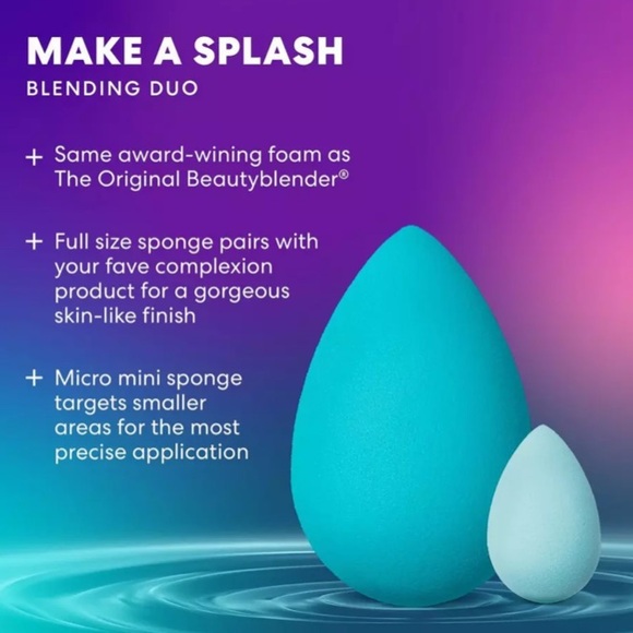 Beautyblender MAKE A SPLASH Blending Duo - brand new - Picture 6 of 9